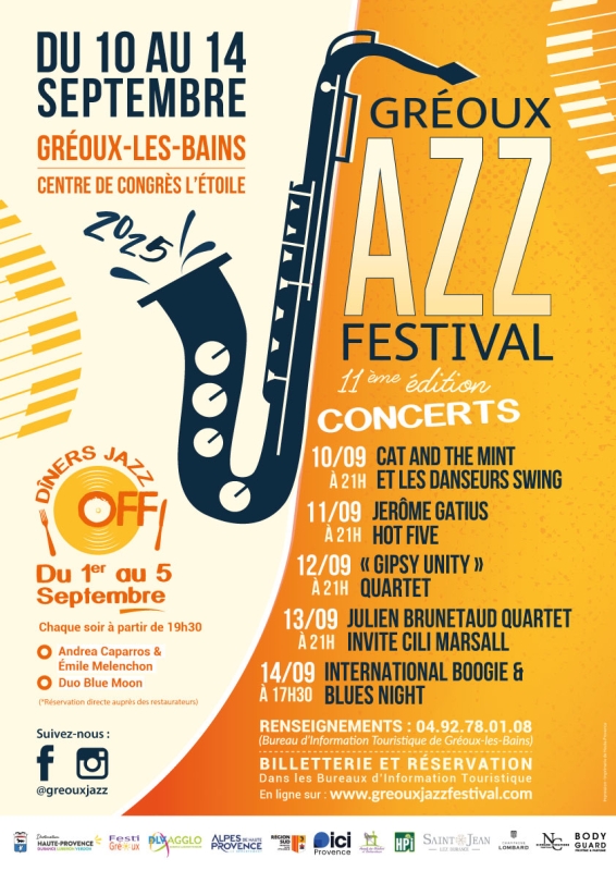 GRÉOUX JAZZ FESTIVAL : SWING, DANCE, PIANISTES D'EXCEPTION ET EXCLUSIVITÉS