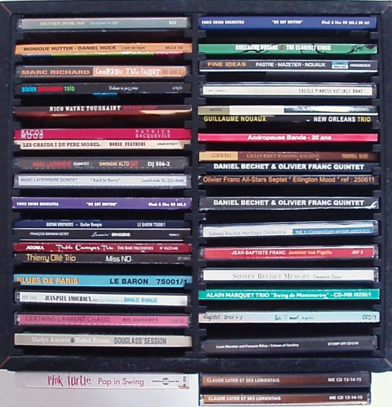 VENTE DE 13 CD DE JAZZ USA ET 44 CD DE JAZZ FRANCAIS